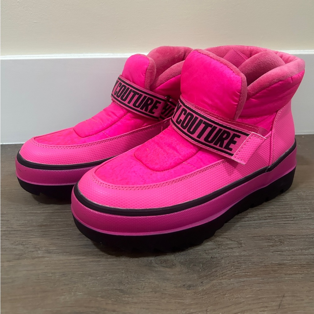 Juicy Couture Neon Pink Boots